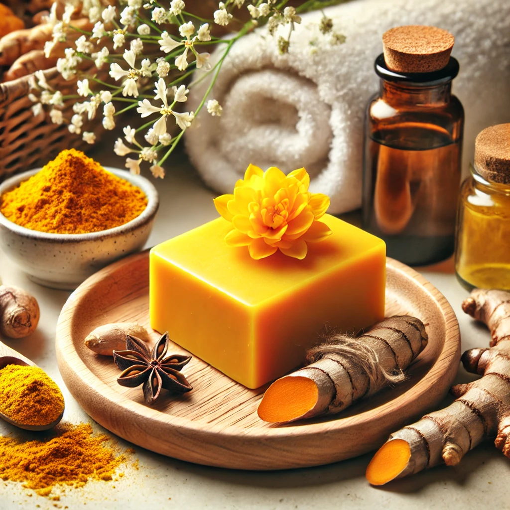 Turmeric soap for skin whitening