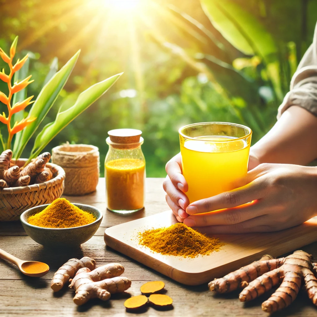 drinking turmeric water in empty stomach benefits